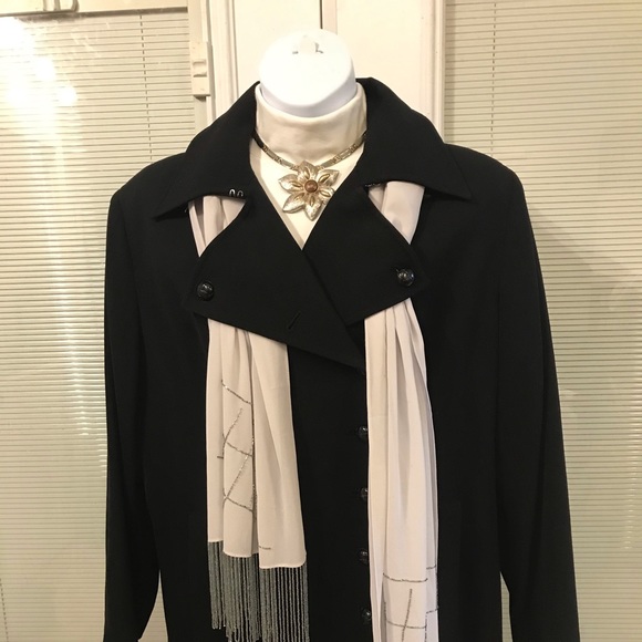 LAUREN - RAPH LAUREN- Wool Double Breasted Coat - Picture 5 of 8